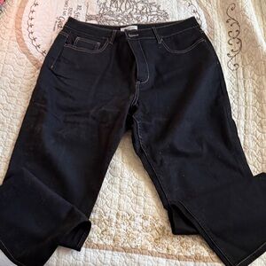 Coldwater Creek Women's Black Boot Cut Jeans